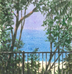 Balkonblick, 2015